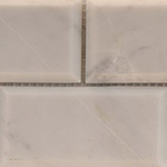 Estate Beveled 150 Bianco Carrara